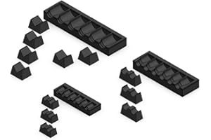 3D Tool Trays MagAttach Socket Extension Organizers (3 Piece Set, Black/Black)