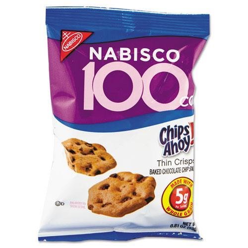 Nabisco 610 100 Calorie Chips Ahoy Chocolate Chip Cookie, 6/Box