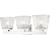 Z-Lite 1936-3V-CH Astor Vanity, 3-Light 180 Total Watts, Chrome