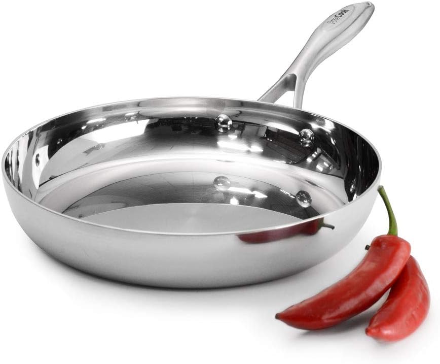 ProCook Elite Tri-Ply Uncoated Induction Frying Pan