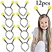 Party Headband,FunPa 12PCS Bee Headbands Bulk Cute Cartoon Bee Hair Hoop Tentacle Hair Band Costume Headband for Kids Women Girls Halloween Thanksgiving Birthday Bee Party Gender Reveal Party Supplies