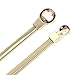 Qunson Womens Fashion Metal Elastic Waist Skinny Belt (gold)
