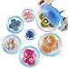 Silicone Stretch Lids ACRUI Set of 6 Silicone Food Saver Covers Reusable Durable Expandable BPA Free FDA Approved Food Huggers Bowl Covers for Platters, Dishes, Dishwasher, Oven, Freezer Safe