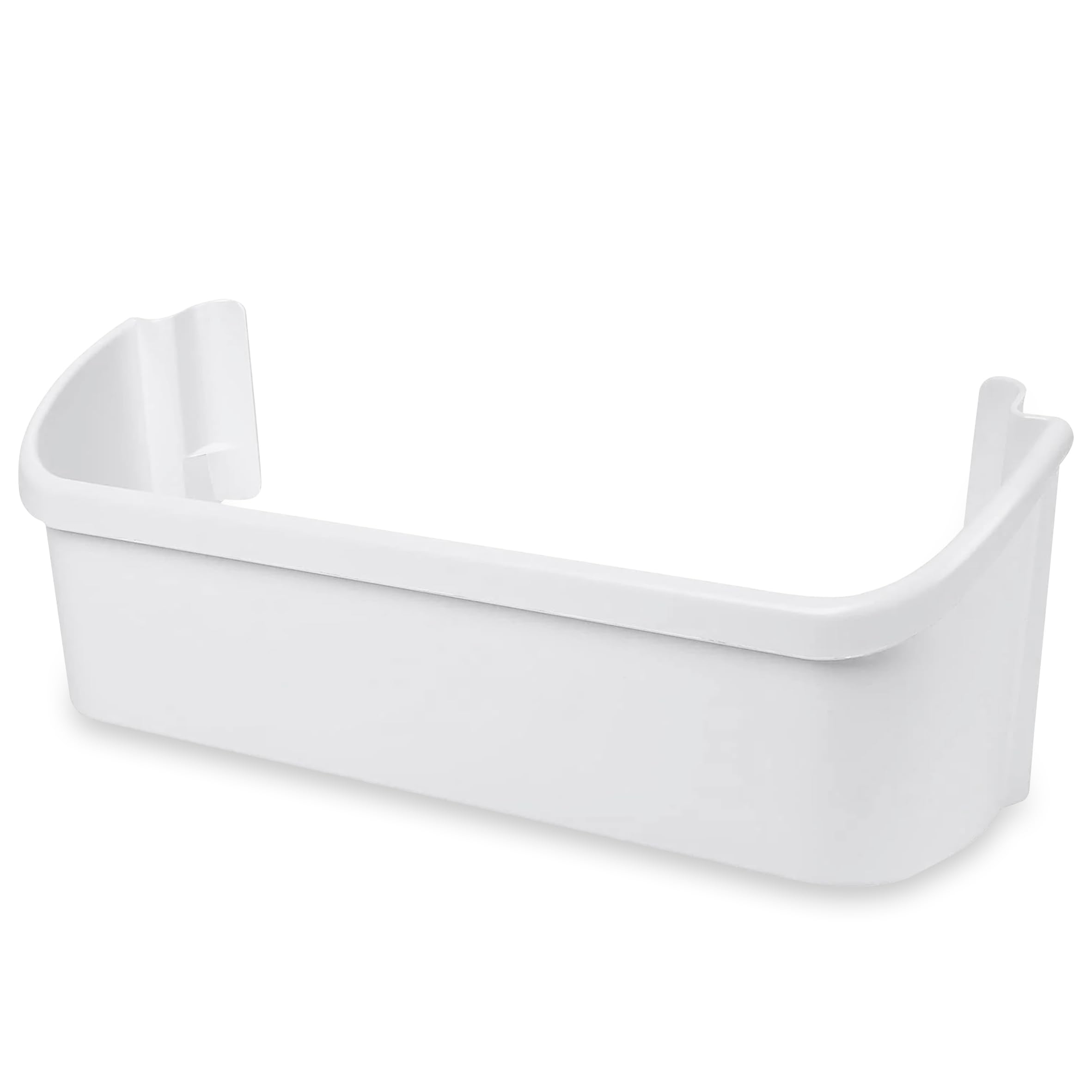 Photo 1 of PartsBroz 240323001 Refrigerator Door Bin Shelf for Frigidaire Door Shelf Replacement Kenmore Gibson Westinghouse Crosley Refrigerator Parts Fridge White Bottom Shelves Bins Part AP2115741 PS429724