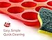 Skarles Superior Quality 12-Cup Silicone Mold - Non-Stick Muffin Pan Crafted of Thick, Solid Silicone. BPA-Free, Food-Grade Cupcake Pan | Dishwasher-Safe & Heat-resistant. Effortless Release (1)