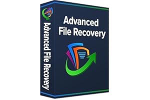 Advanced File Recovery - Data Recovery Software for Windows | 1 Year 1 PC | (License Key Via Postal Service - No CD)