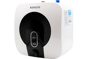 KENUOS 2.5 Gallon Instant Hot Water Heaters Under Sink Mini Tank Water Heater 110V 1500W Black Small Hot Water Heater Point of Use,Kitchen Under Counter Water Heaters