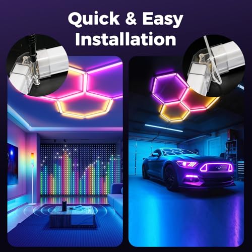 Hexagonal RGB LED Lighting (RGB_3 Hex)