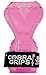 Cobra Grips PRO Weight Lifting Gloves Heavy Duty Straps Alternative to Power Lifting Hooks for Deadlifts with Built in Adjustable Neoprene Padded Wrist Wrap Support Bodybuilding (FIT Pink Rubber)
