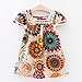GBSELL Toddler Kids Baby Girls Summer Clothes Sunflowe Floral Dresses Party (Multicolor, 3T)