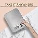 Ellessi Food Weight Scale. Battery Free Digital Kitchen Scales 11lb 5kg. Stainless Steel Macro Scale