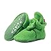 Zutano Cozie Fleece Baby Booties with Grippers 12M (6-12 Months), Apple