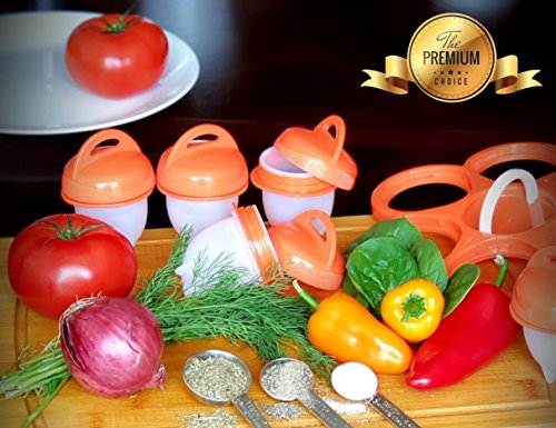 Egg Chums - Silicone Egg Cooker as seen on TV with HOLDER!! Hard Boiled Egg Maker | Egg Poacher - Get Hard Boiled Eggs… 7 Egg Chums - Silicone Egg Cooker as seen on TV with HOLDER!! Hard Boiled Egg Maker | Egg Poacher - Get Hard Boiled Eggs… - Image 8