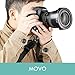 Movo NS-3 Rapid Action Over-The-Shoulder Sling Camera Strap with Quick Release Clip for Canon EOS, Nikon, Sony, Olympus, Pentax & Panasonic DSLR & Mirrorless Cameras
