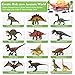25Pcs Dinosaur Toys, 13Pcs Dinosaur Figures & Large Activity Play Mat & 6 Trees & 4 Rocks, Educational Realistic Dinosaur Playset for Kids, Boys, Girls, Perfect Dinosaurs Toys Gifts for Kids