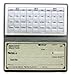 Grey Vinyl Checkbook Cover, Model: CVP-GRY01, Office Shop