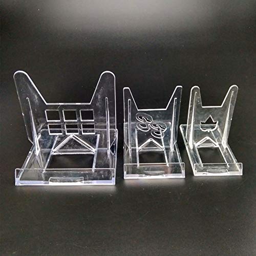 Supertool Adjustable Acrylic Display Stand, 1 x Decorative Picture Frame Stand, Acrylic Book Stand