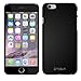 iPhone 6 Case, Thin Fit – Best Ultra Slim Hard PC Case (Jet Black) for Your Apple iPhone 6 4.7 – Designed with Premium Polycarbonate Plastic to be Exact Fit + Non Slip Grip + Scratch & Impact Resistant - Perfect for Daily Use!