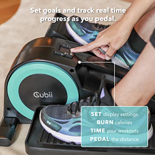 Cubii JR1 Seated Under Desk Elliptical Machine for Home Workout, Mini Elliptical, Desk Bike Pedal Exerciser, Whisper… - Image 4