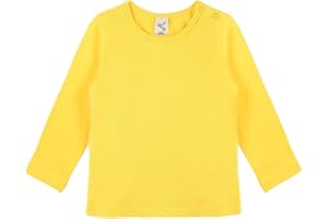 Lilax Baby Girls' Basic Long Sleeve Round Neck T-Shirt