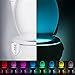 Litake Toilet Light, Sensor Motion LED Toilet Bowl Light with UV-C Sterilization, Toilet UV Germicidal Seat Light, Toilet Night Light With 8-Color Changes for Bathroom Washroom