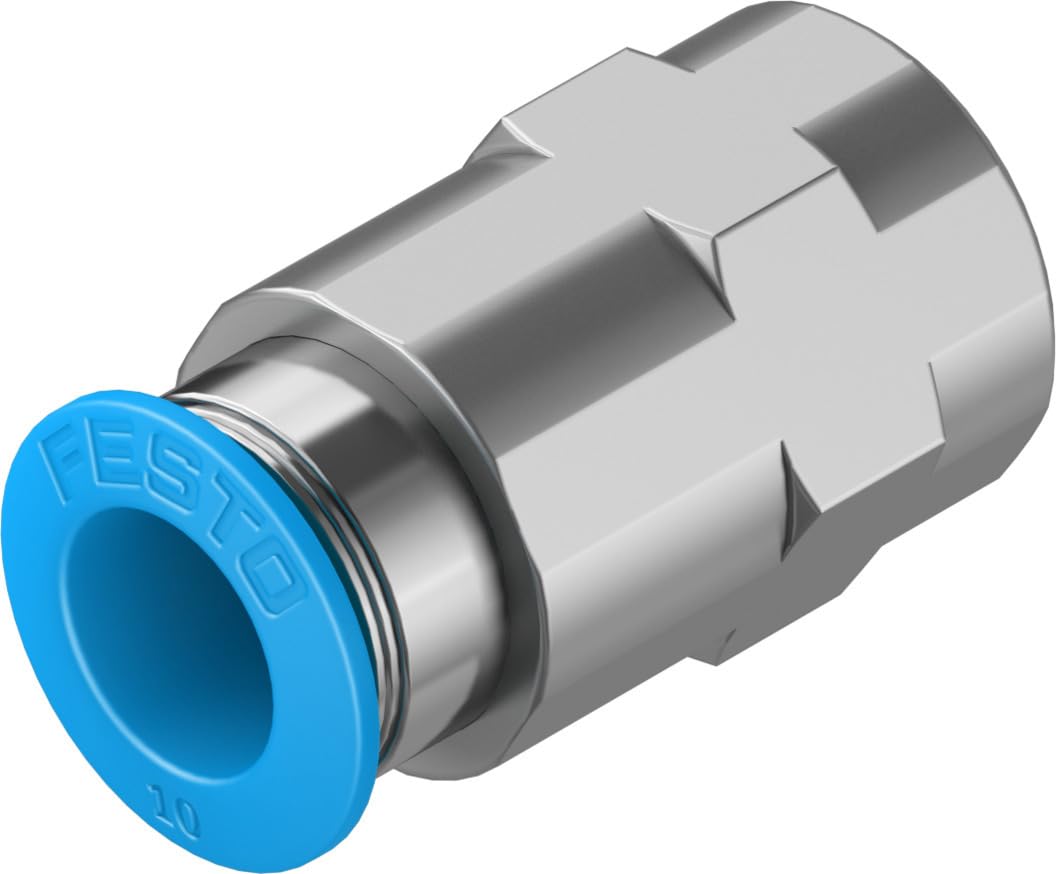 Festo 153022 QSF-1/8-4-B Push-In Fitting, 26mm, Pack of 10