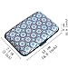 Explore Land Slim Aluminum and ABS RFID Blocking Credit Card Case RFID Shield Travel Wallet with 8 Slots for Bank Debit, ID, ATM, Cards against Scanning (Kaleidoscope)