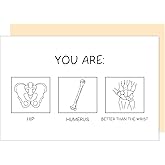 Ure Tenk Unique Medical Pun Greeting Card, Orthopedic Nurse/Doctor Card, Med School Graduation Gift, Healthcare Worker Birthday Card