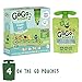 GoGo squeeZ Fruit on the Go, Gimme Five!, 3.2 oz (Pack of 4), Unsweetened Fruit Snacks for Kids, Gluten Free, Nut Free and Dairy Free, Recloseable Cap, BPA Free Pouches