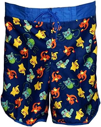 Pokemon Starters All Over Print Men's Swim Shorts (X-Large)