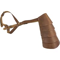 Medieval Leather Belt With Half Ring Closure - Handmade Viking Cosplay Belt Adjustable Strap