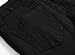 Boy's Black Skinny Fit Ripped Destroyed Distressed Stretch Slim Jeans Pants, Black, 14 Slim