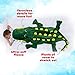 Silver Lilly Animal Blanket - Plush Animal Tail Sleeping Bag Blanket for Kids (Crocodile)