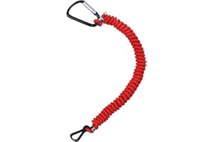 GZZTORES 8M0092850 Boat Kill Switch Lanyard Replacement for Mercury Marine Boat Emergency Stop Switch Safety Lanyard Cord 54 Inch/137 Long -Replace 15920T54 15920A54 (Aluminum Alloy Clip Red 1Pcs)
