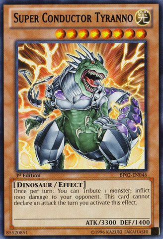 Yu-Gi-Oh! - Super Conductor Tyranno (BP02-EN046) - Battle Pack 2: War of the Giants - 1st Edition - Rare