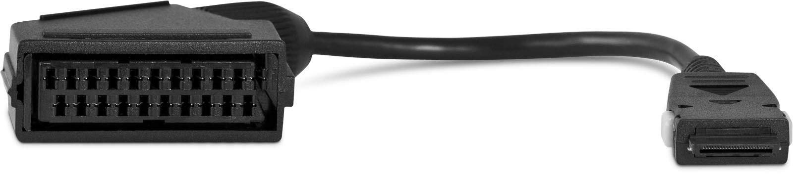 TechniSat Mini SCART Adaptor/Compatible with Selected ISIO Netseurs and Receivers (TechniTwin ISIO, TechniPlus ISIO, TechniVision ISIO, Digit ISIO S2) Black