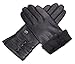 Marino Womens Warm Fashion Leather Gloves, Extreme Cold Weather Waterproof Gloves with Insulation Liner