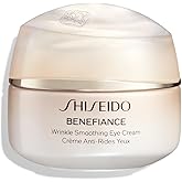Shiseido Benefiance Wrinkle Smoothing Eye Cream - 15 mL - Visibly Improves Five Types of Eye Wrinkles, Dark Circles & Puffiness - 48-HR Hydration - All Skin Types - Non-Comedogenic