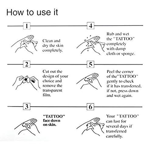 Temporary Tattoos Body Sticker Fake Tattoos Body Art Sticker Hand Neck Wrist 30 Sheets Waterproof Tattoo stickers for Adults Kids Women Men