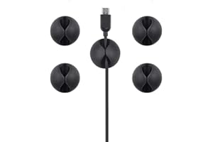 5 Pcs Cable Tidy Clips Universal Cord Management System Desktop Cable Drop Organizer Computer Electrical Charging Or Mo Cord 