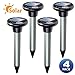 Vekibee Solar Mole Repellent Gopher Repellent Ultrasonic Electronic Mole Deterrent Vole Chaser