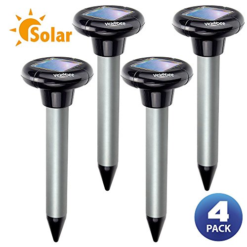 Vekibee Pack of 4 Solar Mole Repellent Gopher Repellent Ultrasonic Electronic Mole Repeller Vole Chaser Rodent Control Not Like Mole Killer Poison Mole Traps That Work Cruel Vekibee Pack of 4 Solar Mole Repellent Gopher Repellent Ultrasonic Electronic Mole Repeller Vole Chaser Rodent Control Not Like Mole Killer Poison Mole Traps That Work Cruel
