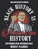 Melanin Driven Planners: Black History Is American History: African American Calendar | 2 Year Calendar Weekly | 24 Months Agenda Planner | Malcolm X ... Quote | Great Gift for Black History 365 by Melanin Driven Planners