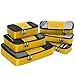 eBags Classic Packing Cubes for Travel - 6pc Value Set - (Canary)