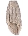 Multi Layered Ruffles Irregular Vintage Steampunk Long Skirts for Women L~XXXL , BP221-1