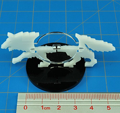 Wolf, Character Mount Marker, White , 40mm Base (1)