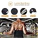 Lumbar Brace, Lower Back Brace, LEMBO DIRECT Lumbar Back Support Belt for Men & Women - Compression Belt Adjustable Straps Waist Trainer with Breathable Mesh for Back Waist Pain Relief (29-37″)