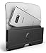 Encased Galaxy Note 8 Belt Pouch, XL Premium Holster Clip w/Reinforced Belt Loops + Magnetic Closure for Samsung Note 8 Phone (Compatible w/Slim Cases) (Black)
