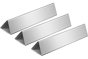 Terefour 7635 Flavorizer Bars for Weber GS4 Spirit II E-210 210 200 Grill Parts, Spirit E/S-200 210 220 Part Replacement, 15.3" Stainless Steel Flavor Bars Grill Parts with Front Control Knobs, 3 Pack