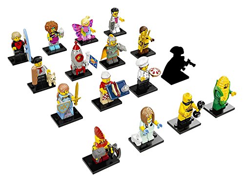 LEGO Series 17 Minifigures - Complete Set of 16 Minifigures (71018)